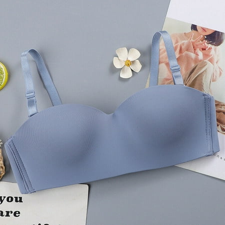

Ladies Underwear Sexy Invisible Bra Padded Multiway Strapless Push Up Bra Top