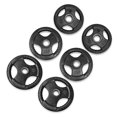 thumbnail image 1 of Set de Discos 3 agarres Tayga 11,22 y 33 Lb color negro, 6 piezas., 1 of 5