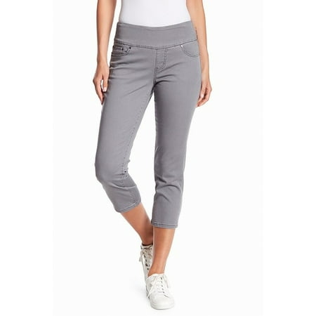 pants capri rise jag jeans stretch pull womens