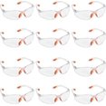 thumbnail image 1 of lote De 12 Lunettes De Scurit Transparentes- Lunette Transparente Pc - Lunettes De Protection Avec Verres En Plastique, Pont-de-nez Et Embouts De B, 1 of 5