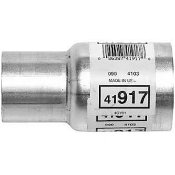 2.75 x 2.5 in. Exhaust Component to Pipe Adapter & Reducer, Black