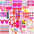 thumbnail image 2 of Surtido de juguetes Party Favors Thuodo Valentines, 200 unidades para niños, 2 of 8