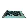 thumbnail image 2 of Ahgly Company Indoor Round Oriental Light Blue Industrial Area Rugs, 8' Round, 2 of 4