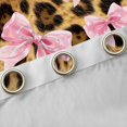 thumbnail image 4 of jejeloiu Cartoon Cute Bowknot Curtains Pack of 2 (42x84 Each),Jungle Cheetah Pattern Curtains Blackout For Teens, 4 of 6