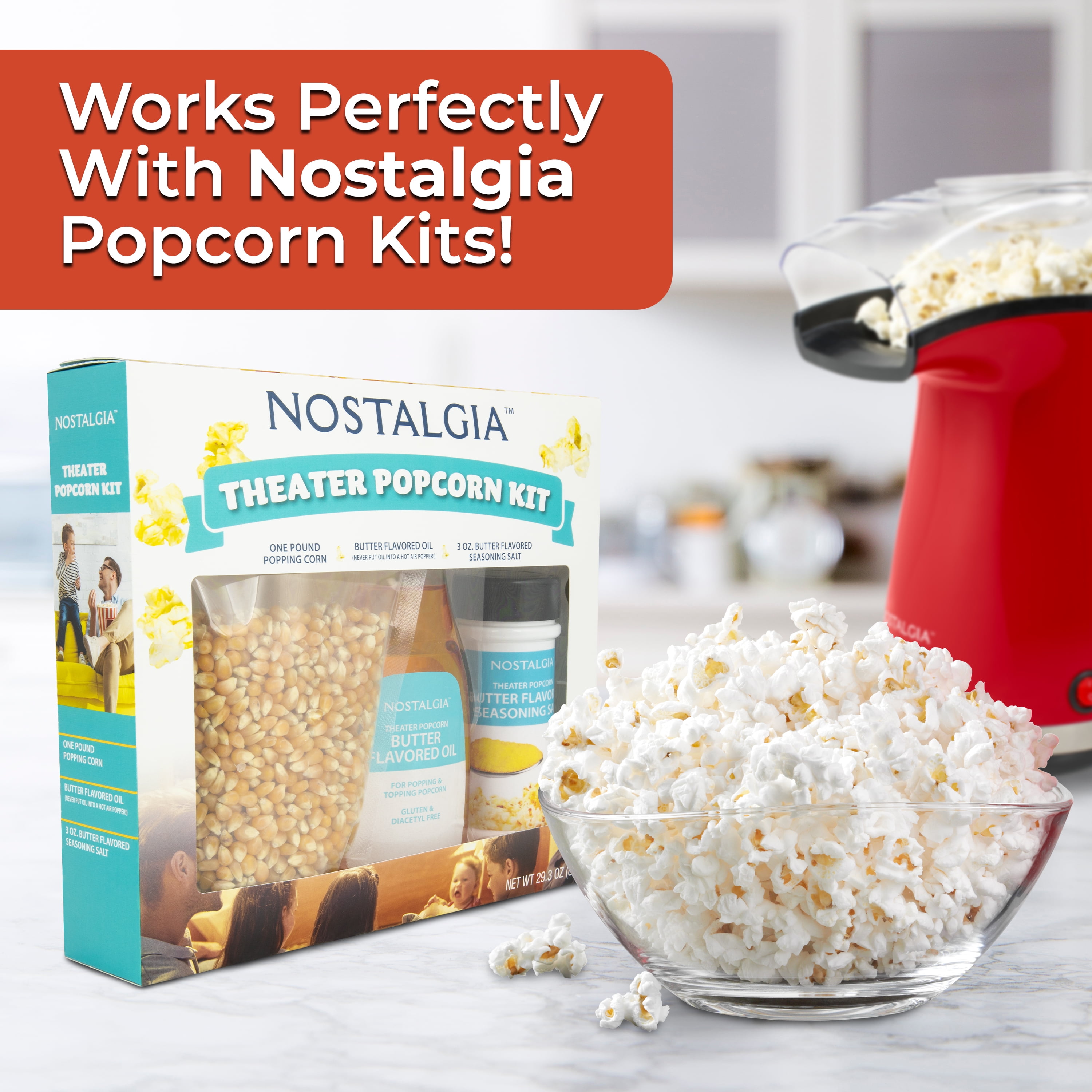 Nostalgia 12.52 Air Pop Popcorn Maker - Macy's