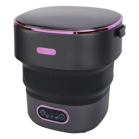 Portable Washing Machine, 13L Foldable Clothing Washer for Underwears, Baby Clothes & Socks, Full Automatic Mini Laundry Washer with Drain Hose for Apartment Dormitory Hotel Travel