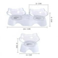 thumbnail image 3 of Bol Surélevé pour Chat et Chien Bol de Nourriture et d'Eau pour Chat avec Support Détachable Bol d'Alimentation pour Animaux Anti-Débordement Bol Incliné Réglable, 3 of 3