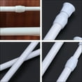 thumbnail image 3 of Weiweiguan 3 Pcs Tringle de Douche en Acier au Carbone Multi-Usage Tringle Télescopique Réglable, 3 of 6