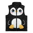 thumbnail image 4 of Pzuqiu Penguin Kid Outerwear Vest 2T Toddler Boy Clothes Stretchy Comfortable Zipper Winter Sleeveless Jacket with Pockets Warm Soft Outerwear Jacket for Kids and Toddlers, 4 of 7