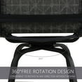 thumbnail image 6 of Grand Patio 3 Pcs Outdoor Bar Set with 2 Chairs and Round Table, Black/Gray Plaid, 6 of 10