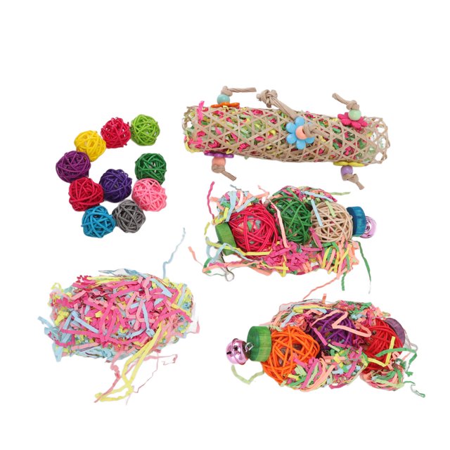Juguete de Búsqueda de Loros, Juguete Decorativo de Pájaro Rellenado para Cochatiels
