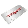 thumbnail image 3 of Jeep Trailhawk 3D Logo Mirror Chrome Stainless Steel License Plate, 3 of 5