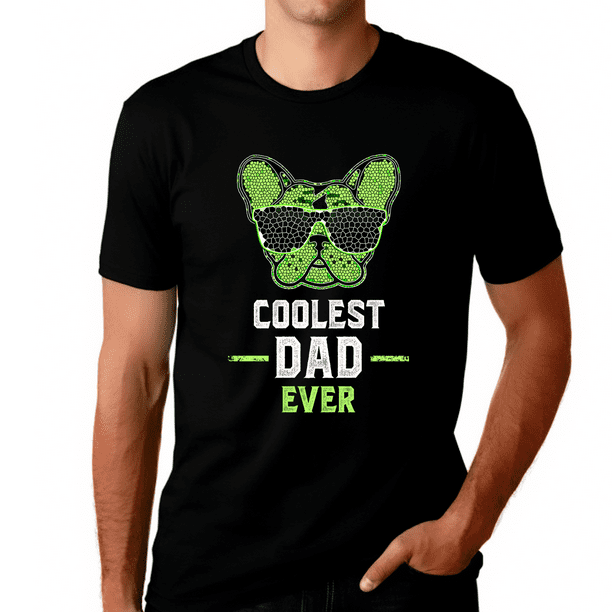 Fire Fit Designs Coolest Dad Shirts, Funny Fathers Day Shirt, Fathers Day Gifts From Daughter & Son, Funny Dad Shirt Black S