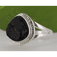 thumbnail image 7 of Black Tourmaline Ring | Raw Black Tourmaline Silver Ring | October Birthstone | Genuine Rough Tourmaline Handmade Ring | Sterling Silver 925, 7 of 7