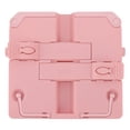 thumbnail image 1 of Estante de lectura plegable y portátil con bordes redondos, ABS, resistente a arañazos, para biblioteca escolar, color rosa, 1 of 14