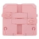 thumbnail image 1 of Estante de lectura plegable portátil con bordes redondos ABS resistente a los arañazos Soporte para libros para biblioteca escolar Rosa, 1 of 10
