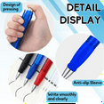 thumbnail image 6 of 6 Pcs Big Pens Jumbo Pen Bulk with Refills Extra Large Ballpoint Black Ink Fat Giant Oversize Retractable, 6 of 6