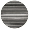 thumbnail image 4 of SAFAVIEH Montauk Joanna Striped Cotton Area Rug, Black/Ivory, 8' x 10', 4 of 10