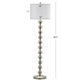 thumbnail image 5 of SAFAVIEH Reflections 58.5 in. High Stacked Ball Floor Lamp, Nickel, 5 of 6