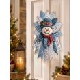 thumbnail image 3 of Festive Quilted Christmas Door Hanging DIY Sewing Kit, Christmas Quilted Bow DIY Kit with Fabric, Batting, Thread, Templates & Instructions, Patchwork Hanging Decor Kit for Door Wall Display, 3 of 4