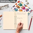 thumbnail image 5 of Owls Cartoon Ring Binder Notebook Journey Note Diary College Ruled Spiral Notebook Study Loose Leaf Paper A5 60 Pages, 5 of 8