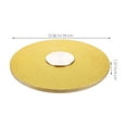 thumbnail image 2 of KAKOWELY 1Set Tempered Glass Rotating Table Bearing Suitable for Restaurants and Households Alike, 2 of 8