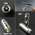 thumbnail image 4 of 2Pcs O2 Oxygen Sensor Socket Wrench 3/8" 1/2" 22mm Auto Repair Installer Tool, 4 of 8