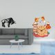 thumbnail image 2 of Estatua del toro,Estatua de toro,estatuilla,escultura,decoración de escritorio,Reloj de pared,Reloj de pared silencioso para amantes de los gatos,Bonito reloj de pared para dormitorios, 2 of 8