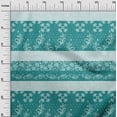 thumbnail image 3 of oneOone Viscose Jersey Dark Teal Green Fabric Asian Block Sewing Fabric By The Yard Printed Diy Clothing Sewing Supplies 60 Inch Wide, 3 of 4