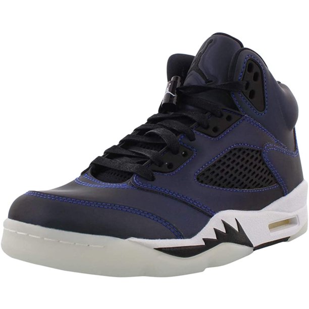 Nike Jordan Retro 5 Oil Grey Navy 3m Blue White Basketball Shoes Cd2722 001 Women S 6 5 Walmart Com Walmart Com