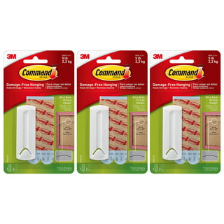 3M Command Picture Hanging Strips Mega Pack 3 lb (1.36 kg), 4 lb (1.81 kg)  Capacity - for Pictures - White - 28 / Pack 