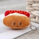 thumbnail image 4 of Juguetes de comida de felpa para niños, Pizza, hamburguesa, patatas fritas, tostadas, perros calientes, decoraciones divertidas, regalos de cumpleaños, colgante de llave de felpa, 4 of 4