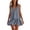 Gray, variant on TAGOLD Womens Sleeveless V-Neck Dress Solid Color Loose Casual Dress Summer Outdoor Wear