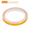 thumbnail image 2 of Uxcell Reflective Tape, 3 Roll 26 ft x 0.4-inch Adhesive High Visibility Safety Tape Reflector, Dark Yellow, 2 of 6