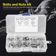 thumbnail image 2 of Kit surtido Bling Bling de 210 tornillos y tuercas de acero inoxidable 304 M2 con caja, 2 of 11