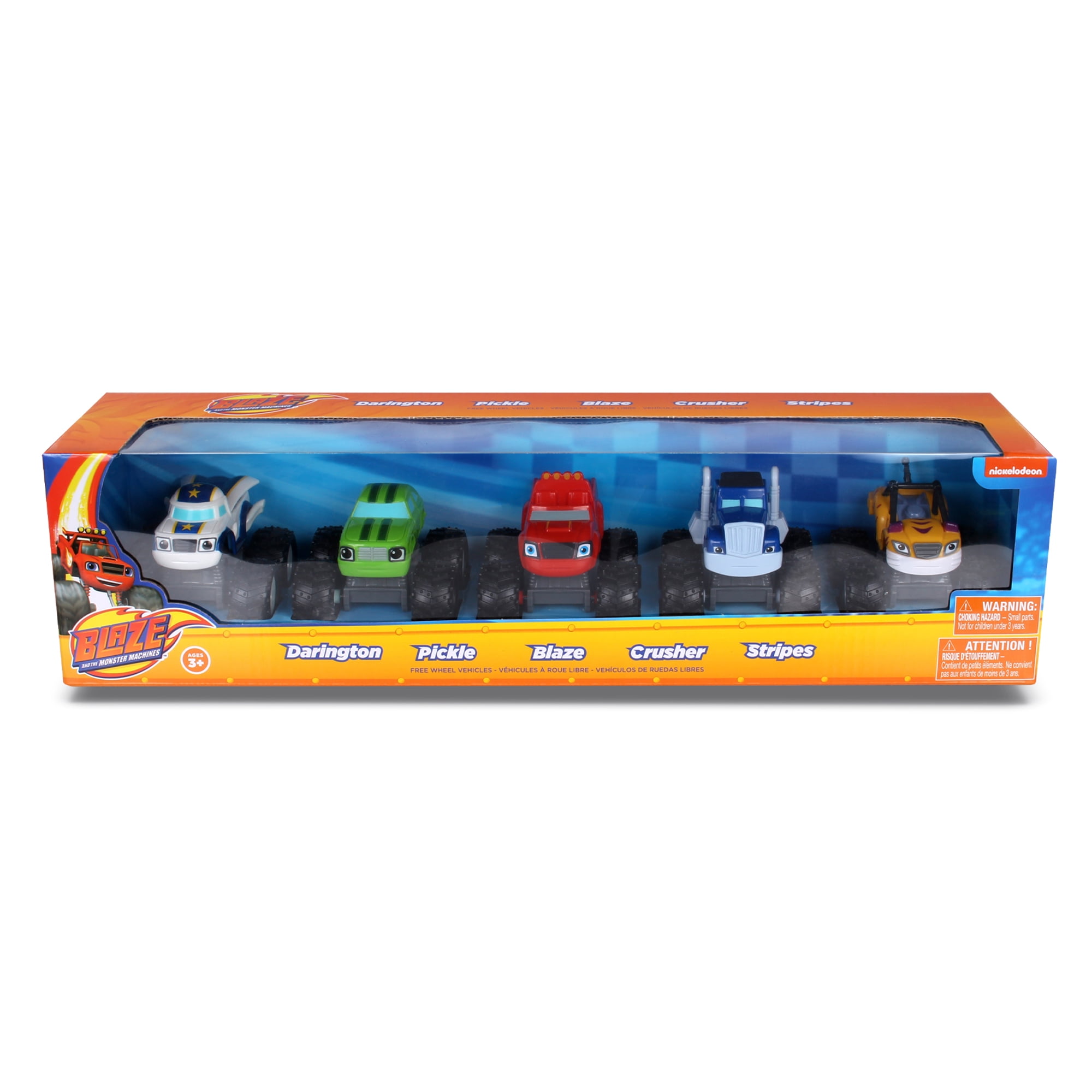 Blaze and the Monster Machines Free-Wheel 5PK (Blaze, Pickle