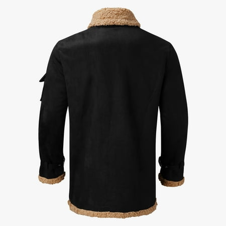 LEEy-world Full Zipper Hoodies for Men Crewneck, Powerblend Crew, Comfortable Sweatshirts for Men, Block Logo Black,M