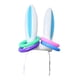 thumbnail image 3 of Juego de lanzamiento de anillos con orejas de conejo inflable, sombrero de orejas de conejo inflable con 4 anillos, juguete de lanzamiento de anillos Azul, 3 of 8