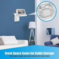 thumbnail image 1 of Wall Mount for Show 5 and Show 8, Speaker Holder Stand Adjustable Swivel Smart Speakers Accessories - White, 1 of 4