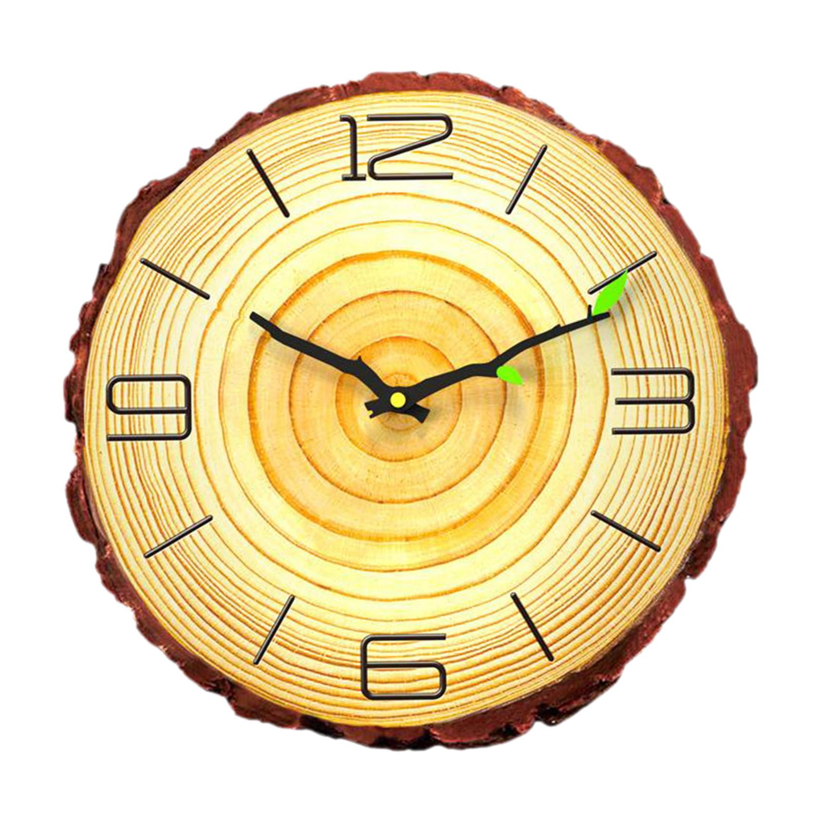 30cm Battery Operated Wall Clock for Bedroom Restaurant 4 Numbers B