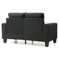 thumbnail image 5 of Glory Furniture Newbury Twill Fabric Modular Loveseat in Black, 5 of 5