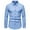 Light Blue, variant on Brnmxoke Men's Casual Button Down Dress Shirts Regular Fit Solid Color Long Sleeve Wrinkle-Free Stretch Business Formal Shirt