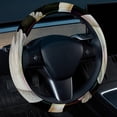 thumbnail image 2 of Swan Printed 14.5 Inch PVC Leather Steering Wheel Cover - Car Wheel Cover Auto Accessories, 2 of 6