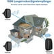 thumbnail image 2 of Timbre radio exterior sin pilas Estanco con 2 receptores IP68 Timbre radio estanco Alcance 150m 4 niveles de volumen 37 tonos Timbre radio exterior Adepaton WLJ-2252, 2 of 4
