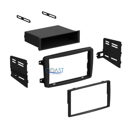 C-class Dash - Single Double DIN Installation Dash Kit w/pocket for 2001-2004 Mercedes C-Class