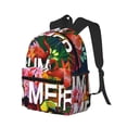 thumbnail image 2 of Gaeub Summer Birds and Flowers School Backpack Waterproof Bookbag for Men Women College High School Bags, 2 of 8