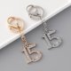 thumbnail image 5 of 2pcs llavero dhinestone llavero llave encimera de llave de llave de moda colgante, 5 of 6