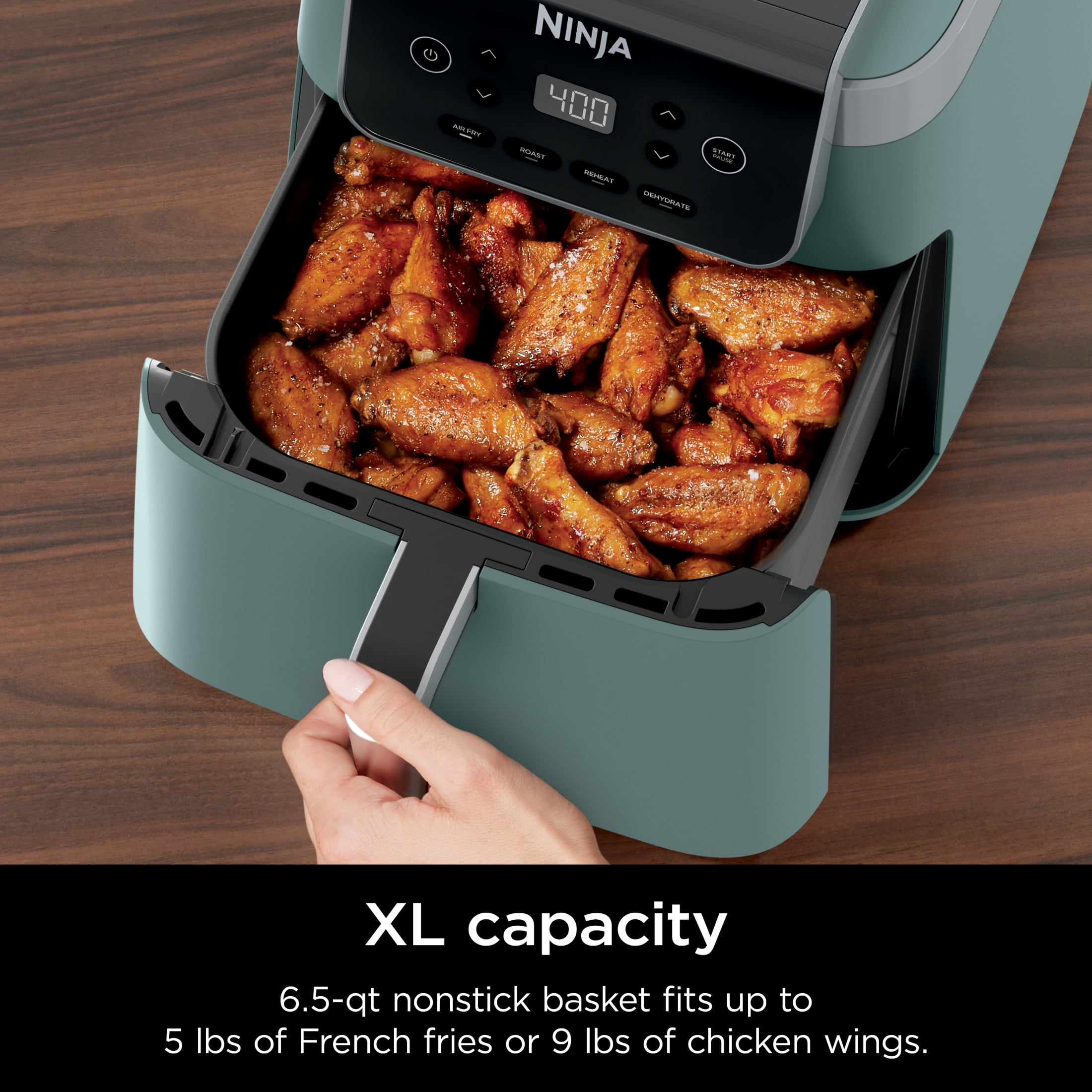 Ninja Air Fryer Pro XL 5QT Black, Nonstick Basket, 3 In 1 - Foto 11