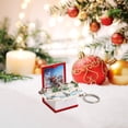thumbnail image 1 of QTOCIO Christmas Decorations, Christmas Folding Bounce Book Mini Keychain Christmas Pendant, 1 of 5