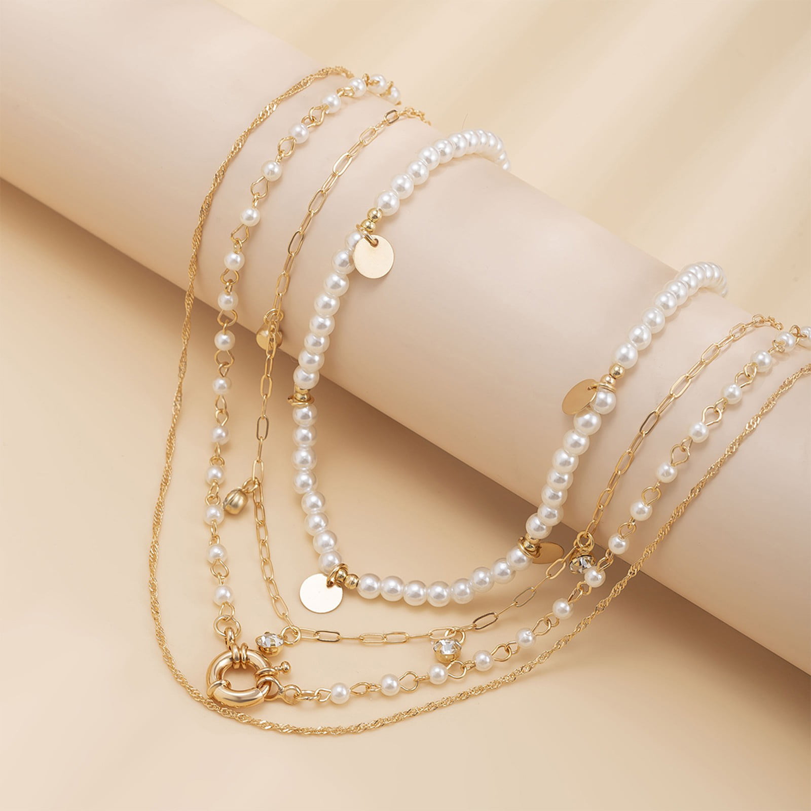 Layered Pearl Necklace – MHART